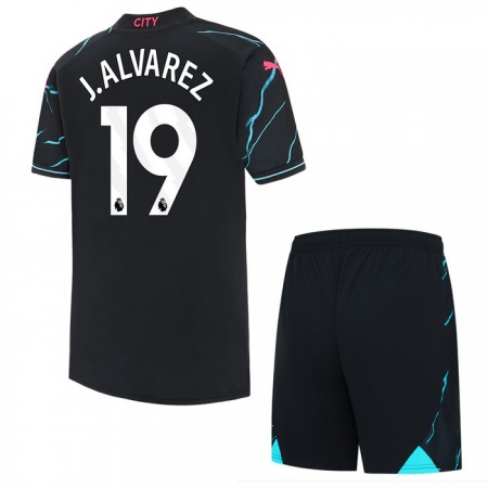 Manchester City J. Alvarez 19 Fotbollströjor Barn Tredje tröja 2023-24 Kortärmad